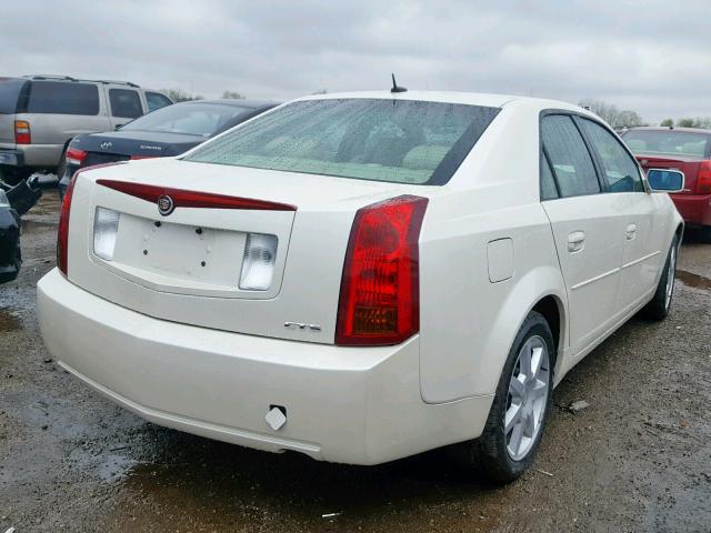 1G6DP567250179621 - 2005 CADILLAC CTS HI FEA WHITE photo 4