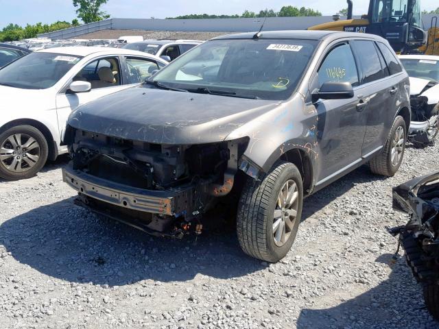 2FMDK3KC6CBA77216 - 2012 FORD EDGE LIMIT GRAY photo 2