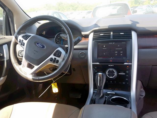 2FMDK3KC6CBA77216 - 2012 FORD EDGE LIMIT GRAY photo 9