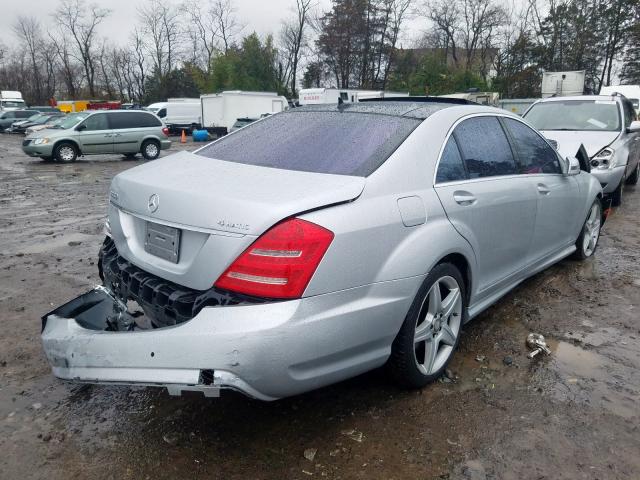 WDDNG8GB4BA368658 - 2011 MERCEDES-BENZ S 550 4MATIC  photo 4