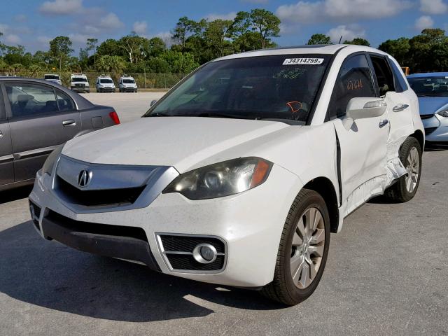 5J8TB2H28BA006023 - 2011 ACURA RDX WHITE photo 2