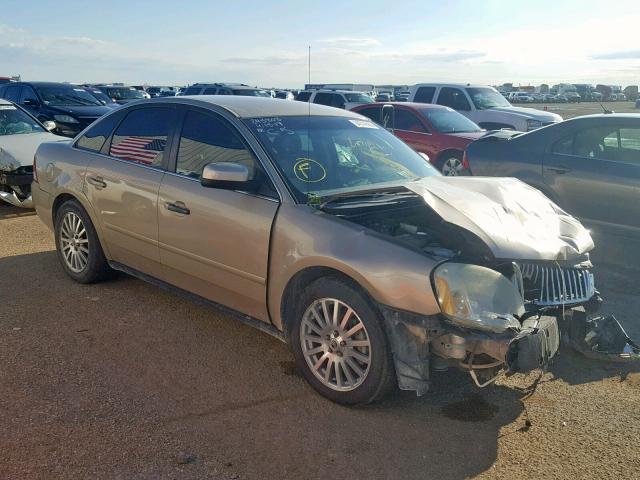 1MEFM42186G604048 - 2006 MERCURY MONTEGO PR ოქროსფერი ფოტო 1