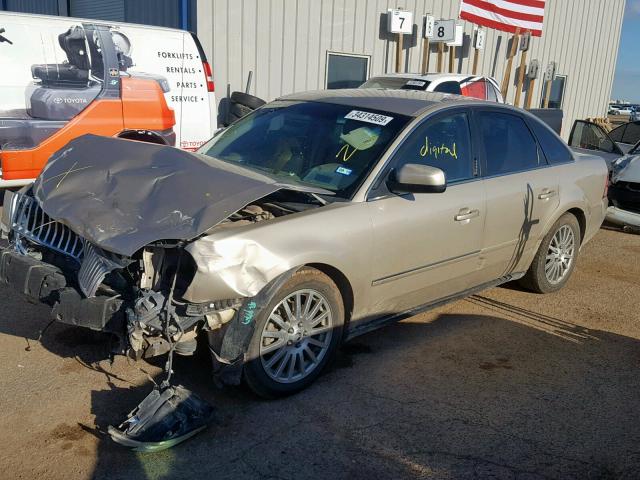 1MEFM42186G604048 - 2006 MERCURY MONTEGO PR ოქროსფერი ფოტო 2