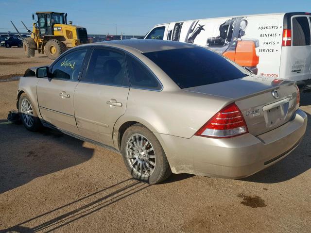 1MEFM42186G604048 - 2006 MERCURY MONTEGO PR ოქროსფერი ფოტო 3