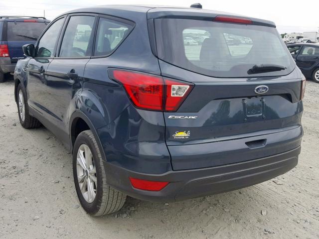 1FMCU0F73KUA01639 - 2019 FORD ESCAPE S BLACK photo 3