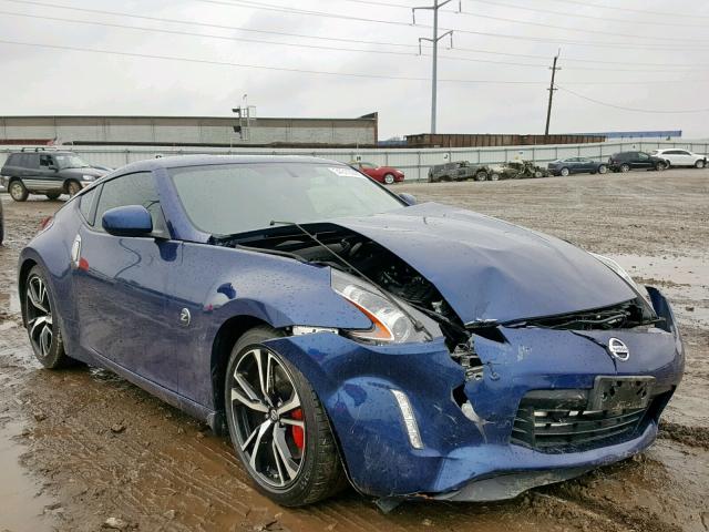 JN1AZ4EH3JM571818 - 2018 NISSAN 370Z BASE BLUE photo 1