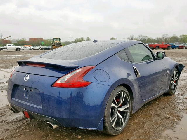 JN1AZ4EH3JM571818 - 2018 NISSAN 370Z BASE BLUE photo 4