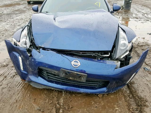 JN1AZ4EH3JM571818 - 2018 NISSAN 370Z BASE BLUE photo 7