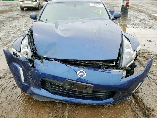 JN1AZ4EH3JM571818 - 2018 NISSAN 370Z BASE BLUE photo 9