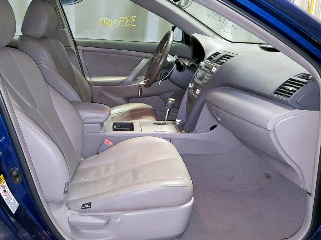 4T1BB46K68U057838 - 2008 TOYOTA CAMRY HYBR BLUE photo 5