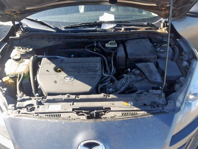 JM1BL1W63B1487015 - 2011 MAZDA 3 S SILVER photo 7