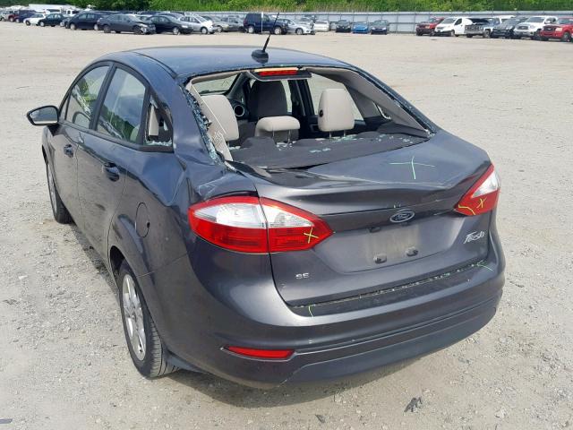 3FADP4BJ5FM138137 - 2015 FORD FIESTA SE GRAY photo 3