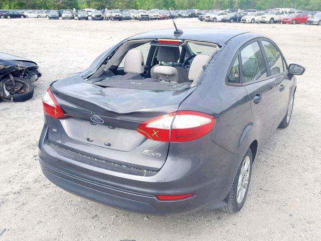 3FADP4BJ5FM138137 - 2015 FORD FIESTA SE GRAY photo 4