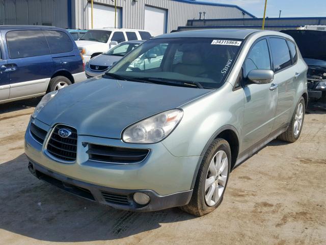 4S4WX86D274400820 - 2007 SUBARU B9 TRIBECA GREEN photo 2