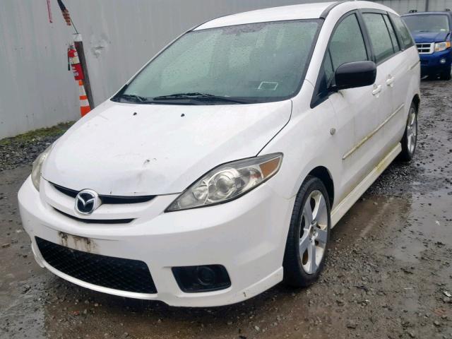 JM1CR293360112151 - 2006 MAZDA 5 WHITE photo 2