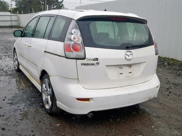 JM1CR293360112151 - 2006 MAZDA 5 WHITE photo 3