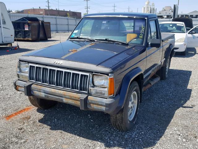 1JTHS64P6JT255676 - 1988 JEEP COMANCHE P BLUE photo 2