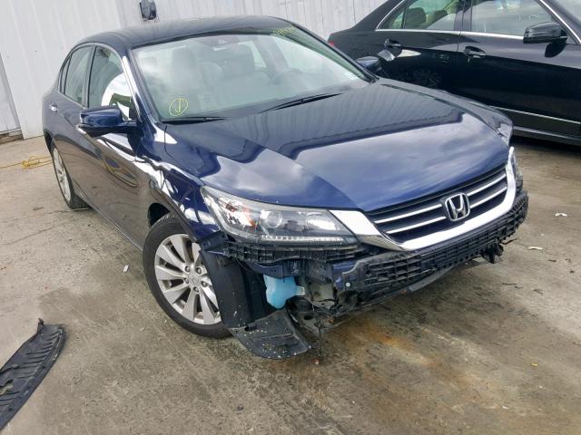 1HGCR2F82FA176094 - 2015 HONDA ACCORD EXL BLUE photo 1