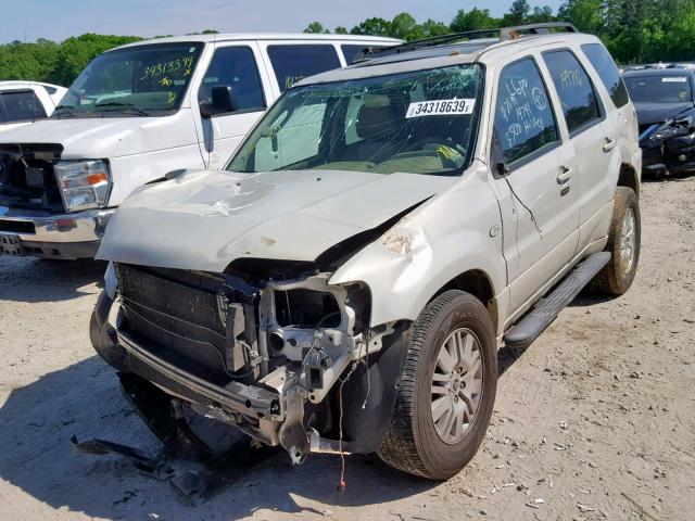 4M2YU811X7KJ13508 - 2007 MERCURY MARINER LU GRAY photo 2