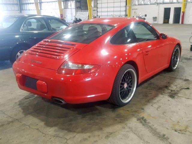 WP0AA29907S710402 - 2007 PORSCHE 911 NEW GE RED photo 4