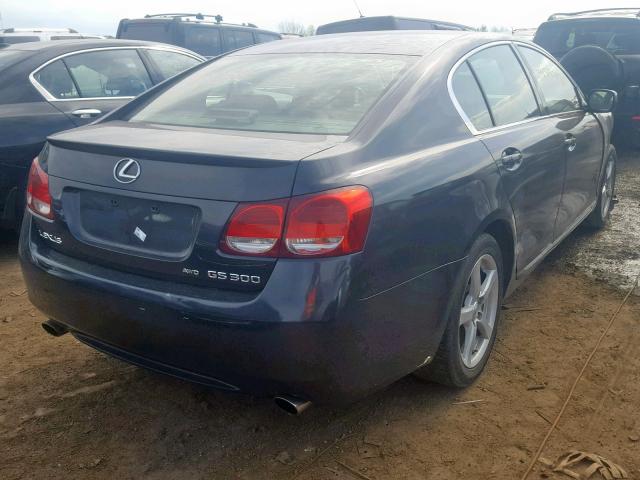 JTHCH96S860009040 - 2006 LEXUS GS 300 GRAY photo 4