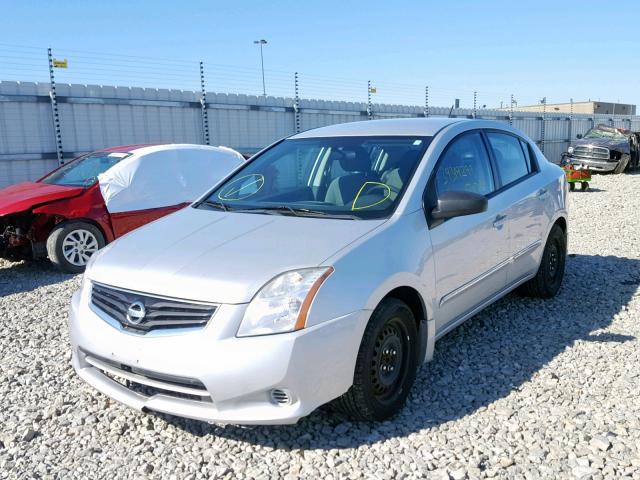 3N1AB6AP8AL666401 - 2010 NISSAN SENTRA 2.0 SILVER photo 2