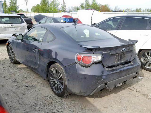 JF1ZCAC19D1608369 - 2013 SUBARU BRZ 2.0 LI GRAY photo 3