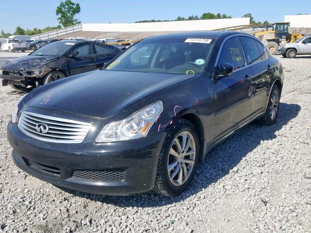 JNKCV61F79M050368 - 2009 INFINITI G37 BLACK photo 2