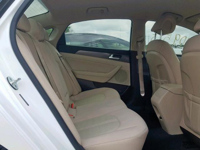 5NPE34AF5FH078776 - 2015 HYUNDAI SONATA SPO WHITE photo 6