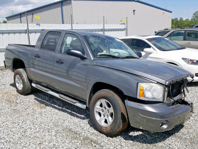 1D7HE48K06S687288 - 2006 DODGE DAKOTA QUA GRAY photo 1