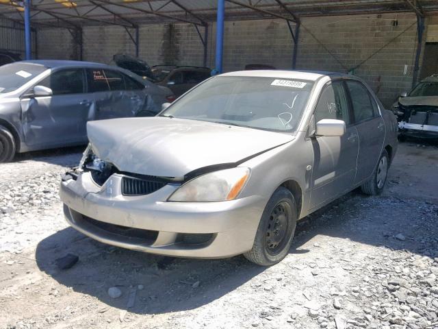 JA3AJ26EX5U010310 - 2005 MITSUBISHI LANCER ES SILVER photo 2