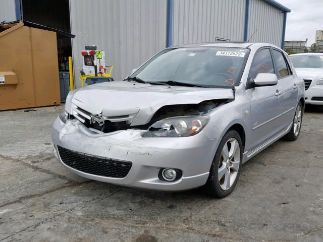 JM1BK143251279126 - 2005 MAZDA 3 HATCHBAC SILVER photo 2