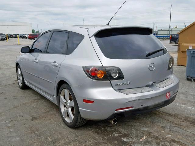 JM1BK143251279126 - 2005 MAZDA 3 HATCHBAC SILVER photo 3