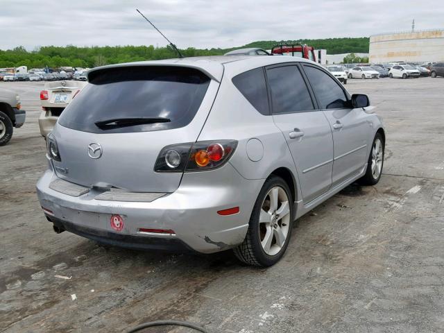 JM1BK143251279126 - 2005 MAZDA 3 HATCHBAC SILVER photo 4