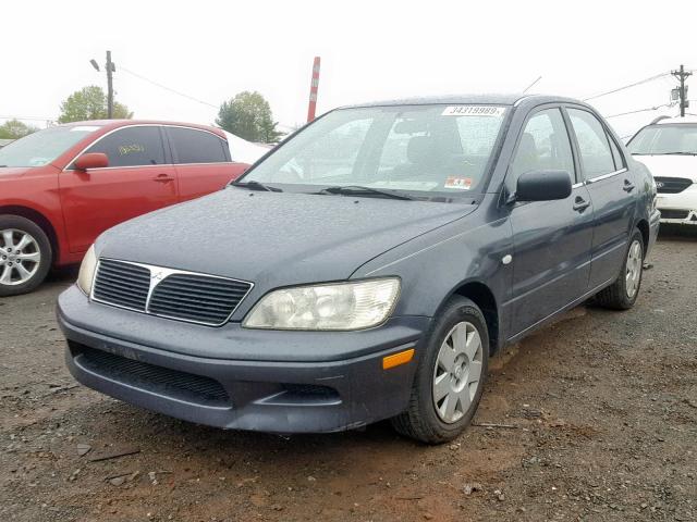 JA3AJ26E03U007882 - 2003 MITSUBISHI LANCER ES GRAY photo 2