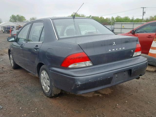 JA3AJ26E03U007882 - 2003 MITSUBISHI LANCER ES GRAY photo 3