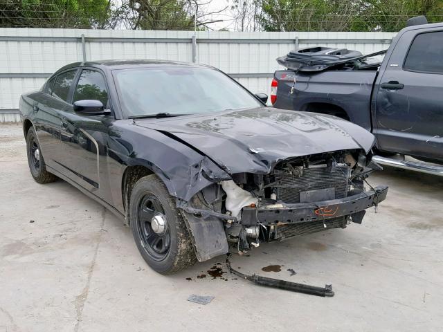 2C3CDXAT5DH627625 - 2013 DODGE CHARGER PO BLACK photo 1