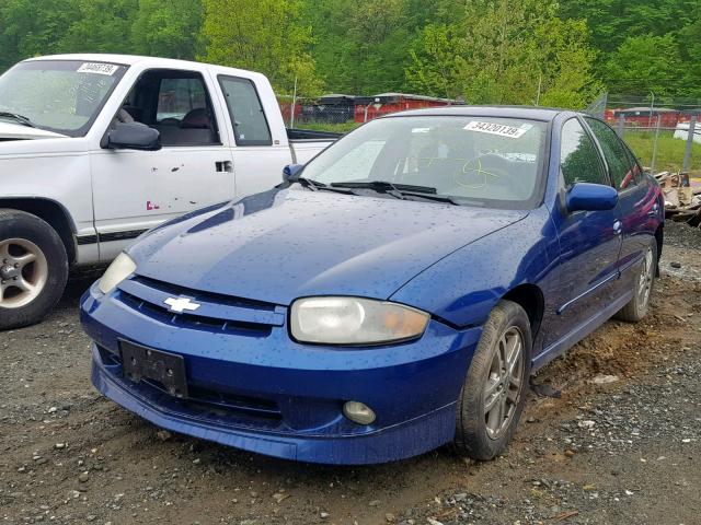 1G1JH52F747237277 - 2004 CHEVROLET CAVALIER L BLUE photo 2