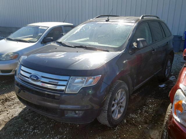 2FMDK38C67BA57495 - 2007 FORD EDGE SEL BLACK photo 2