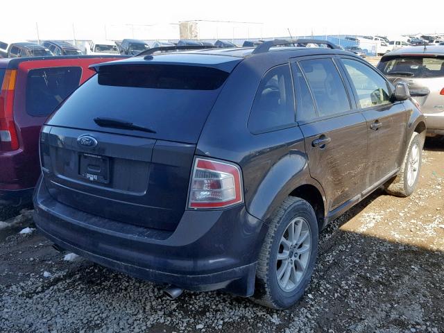 2FMDK38C67BA57495 - 2007 FORD EDGE SEL BLACK photo 4