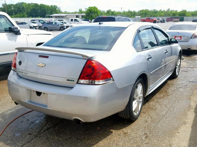 2G1WC5E37C1222070 - 2012 CHEVROLET IMPALA LTZ SILVER photo 4