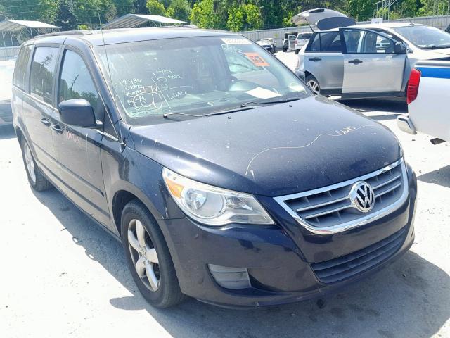 2V4RW3DG5BR691491 - 2011 VOLKSWAGEN ROUTAN SE BLACK photo 1