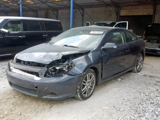 JTKDE177970169383 - 2007 TOYOTA SCION TC ნაცრისფერი ფოტო 2