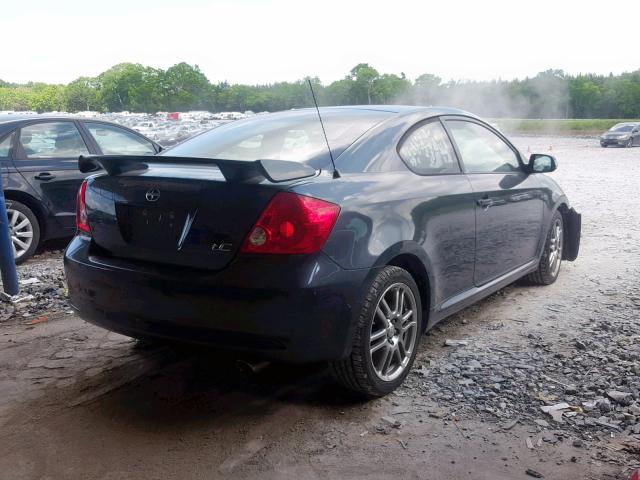 JTKDE177970169383 - 2007 TOYOTA SCION TC ნაცრისფერი ფოტო 4