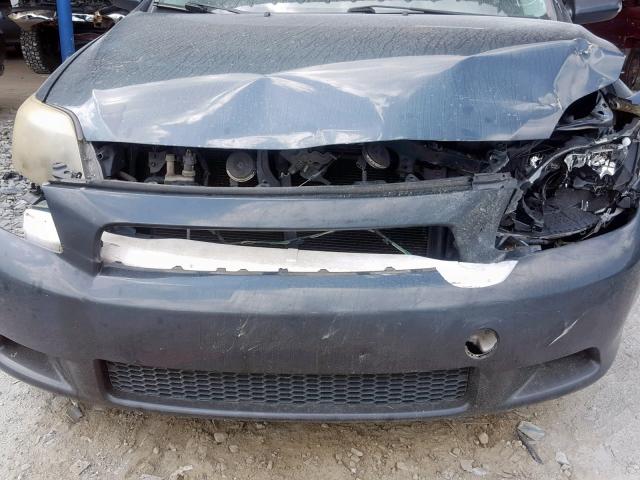 JTKDE177970169383 - 2007 TOYOTA SCION TC ნაცრისფერი ფოტო 9