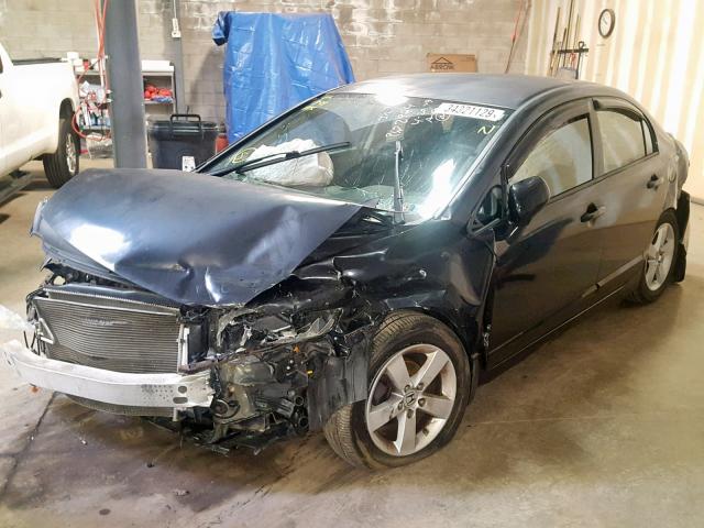 2HGFA1F68AH534435 - 2010 HONDA CIVIC LX-S შავი ფოტო 2