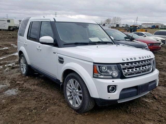 SALAK2V68EA721782 - 2014 LAND ROVER LR4 HSE LU WHITE photo 1