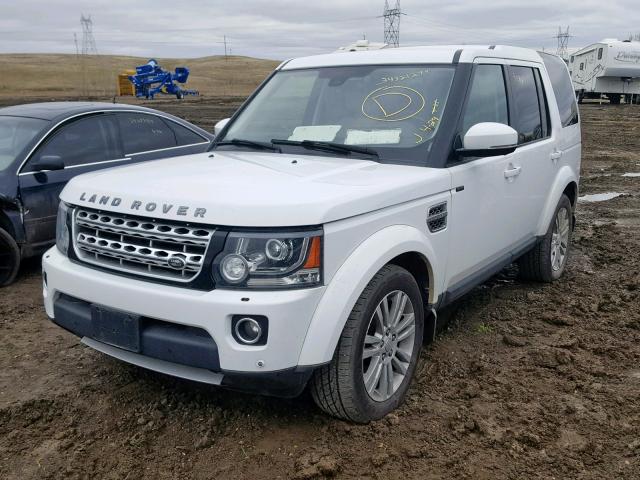 SALAK2V68EA721782 - 2014 LAND ROVER LR4 HSE LU WHITE photo 2