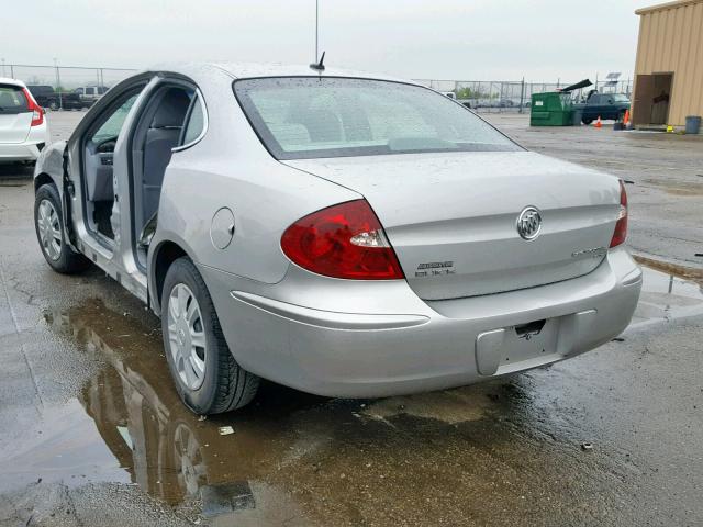 2G4WC582X71120239 - 2007 BUICK LACROSSE C SILVER photo 3