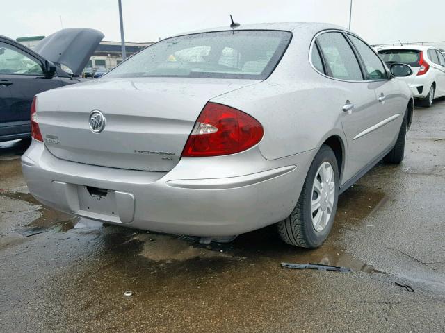 2G4WC582X71120239 - 2007 BUICK LACROSSE C SILVER photo 4